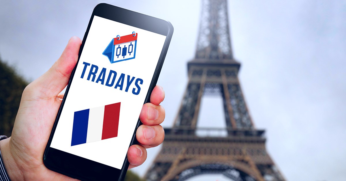 France is now featured in Tradays economic calendar