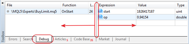 Added ability to change window size in the debugger