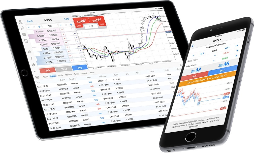 O sistema de negociação MetaTrader 5 para iPhone/iPad inclui os dois sistemas de registro de posições, um completo conjunto de ordens e funções de negociação, um livro de ofertas, e muito mais para realizar uma estratégia de negociação de qualquer complexidade