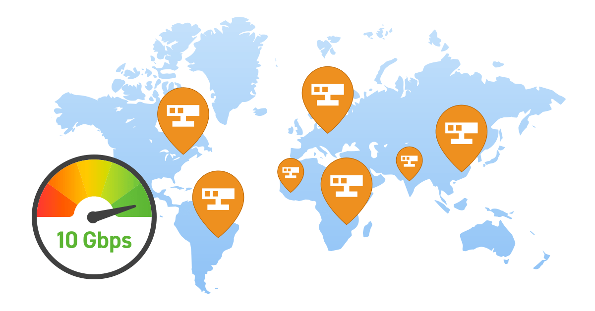 MetaTrader 5 Access Server Hosting: 10 Gbps Geschwindigkeit, niedrige Latenz und globaler Lastausgleich