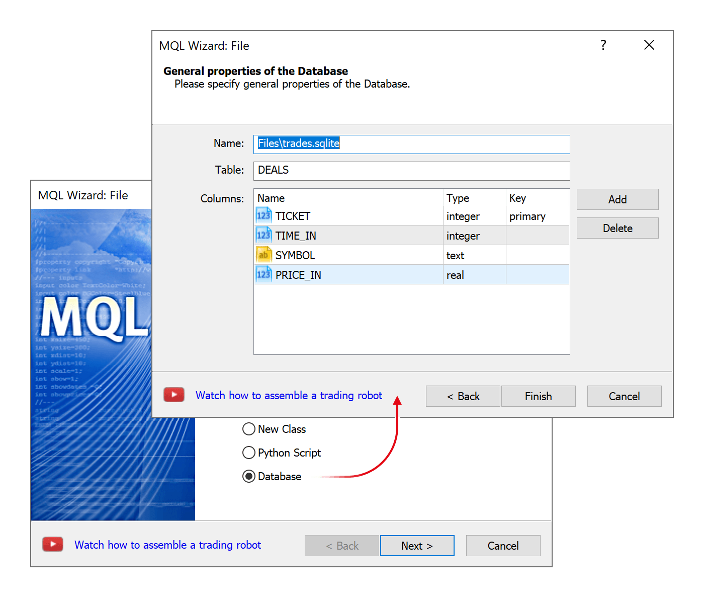 MetaTrader 5ビルド2340でSQLiteとPythonの作業が簡単に