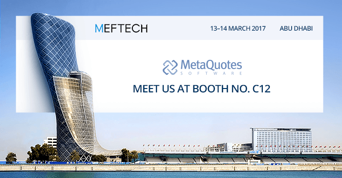 MetaQuotes Software nimmt am MEFTECH 2017 teil