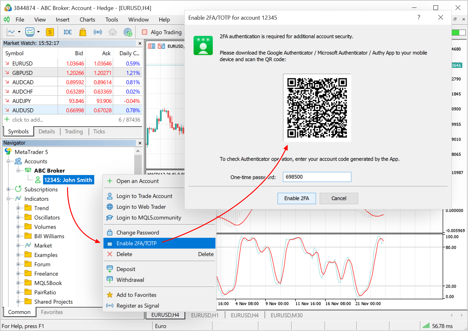 Added support for 2FA/TOTP authentication using Google Authenticator and similar apps. 