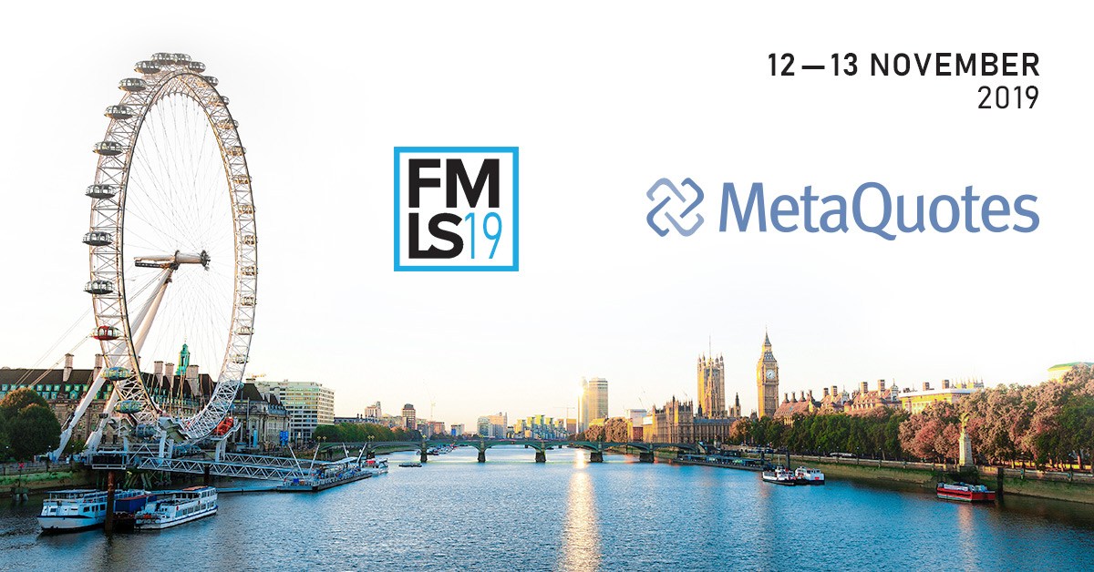 MetaQuotes will showcase new projects for MetaTrader 5 at London Summit 2019