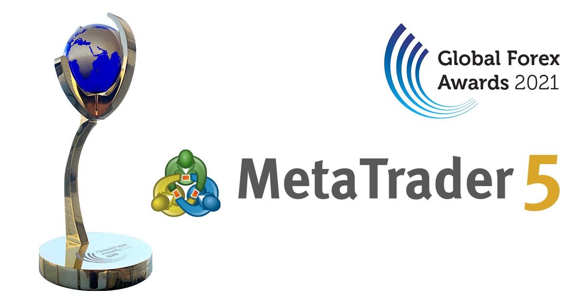 O MetaTrader 5 foi premiado nos Global Forex Awards