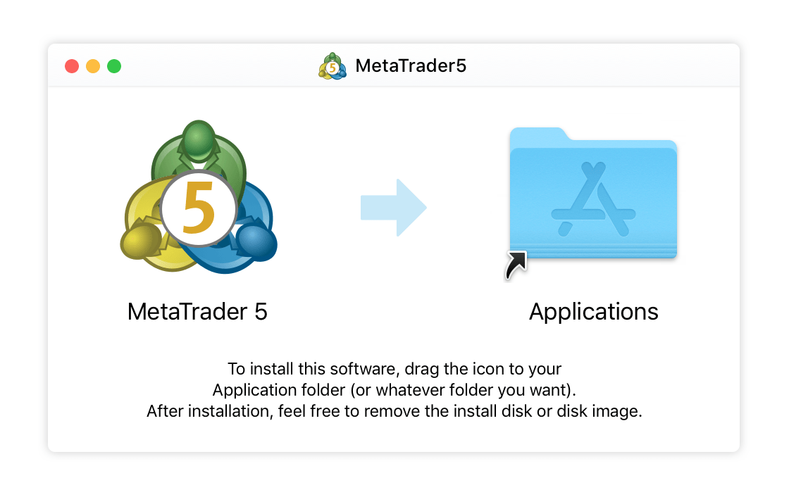 Updated DMG package for easy MetaTrader 5 installation