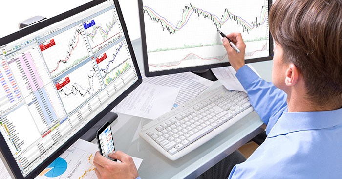 Charts der Finanzinstrumente aus dem Plattformfenster zu verschieben