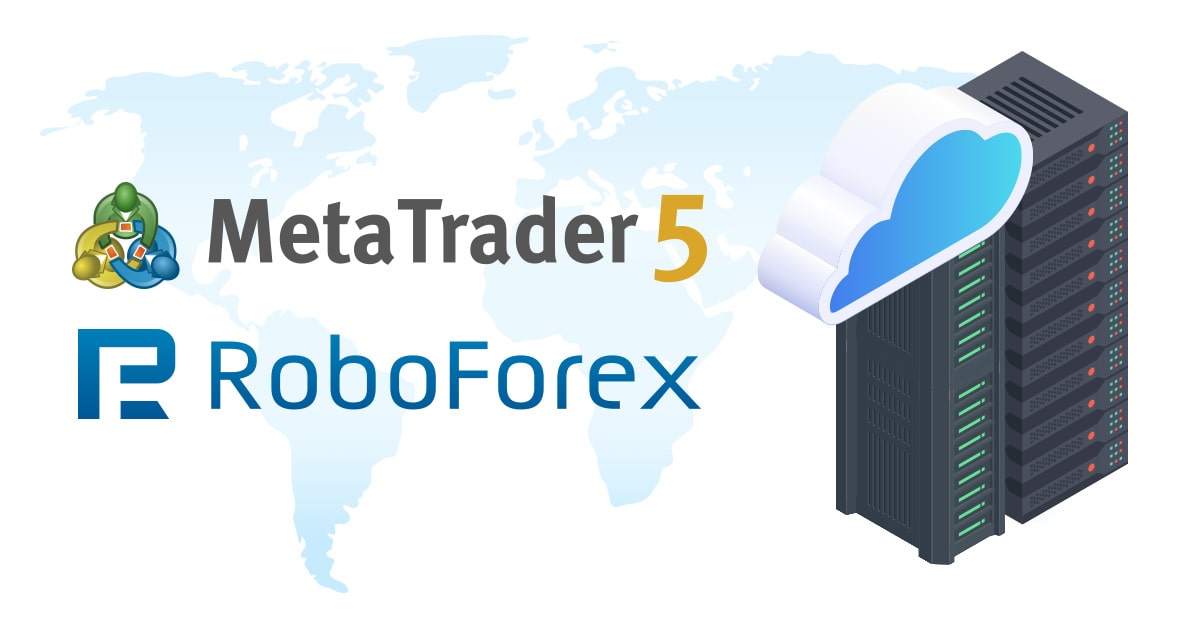 RoboForex oferece aos seus clientes uma hospedagem VPS patrocinada para contas MetaTrader 5