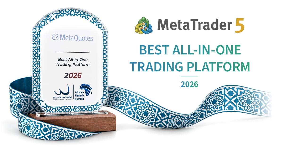 MetaTrader 5 Wins Best All-in-One Trading Platform Award at African Fintech Summit 2026 MetaTrader 5 Wins Best All-in-One Trading Platform Award at African Fintech Summit 2026