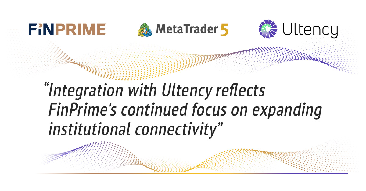 La liquidez de FinPrime ya está disponible en MetaTrader 5 directamente a través del sistema Ultency La liquidez de FinPrime ya está disponible en MetaTrader 5 directamente a través del sistema Ultency