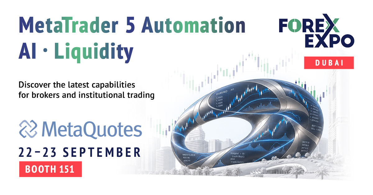 MetaQuotes 将在 2026 年迪拜外汇博览会上展示 MetaTrader 5 的全新功能