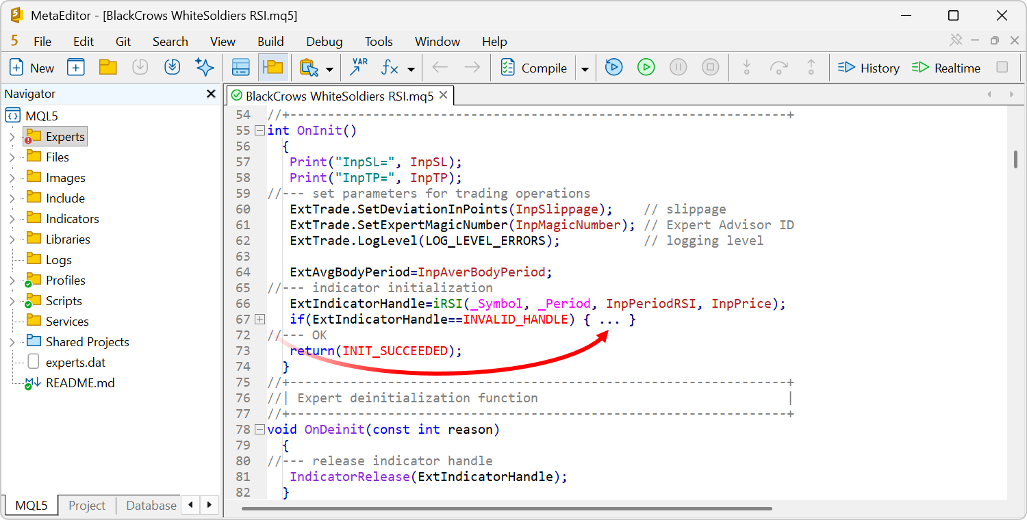 Added code folding feature