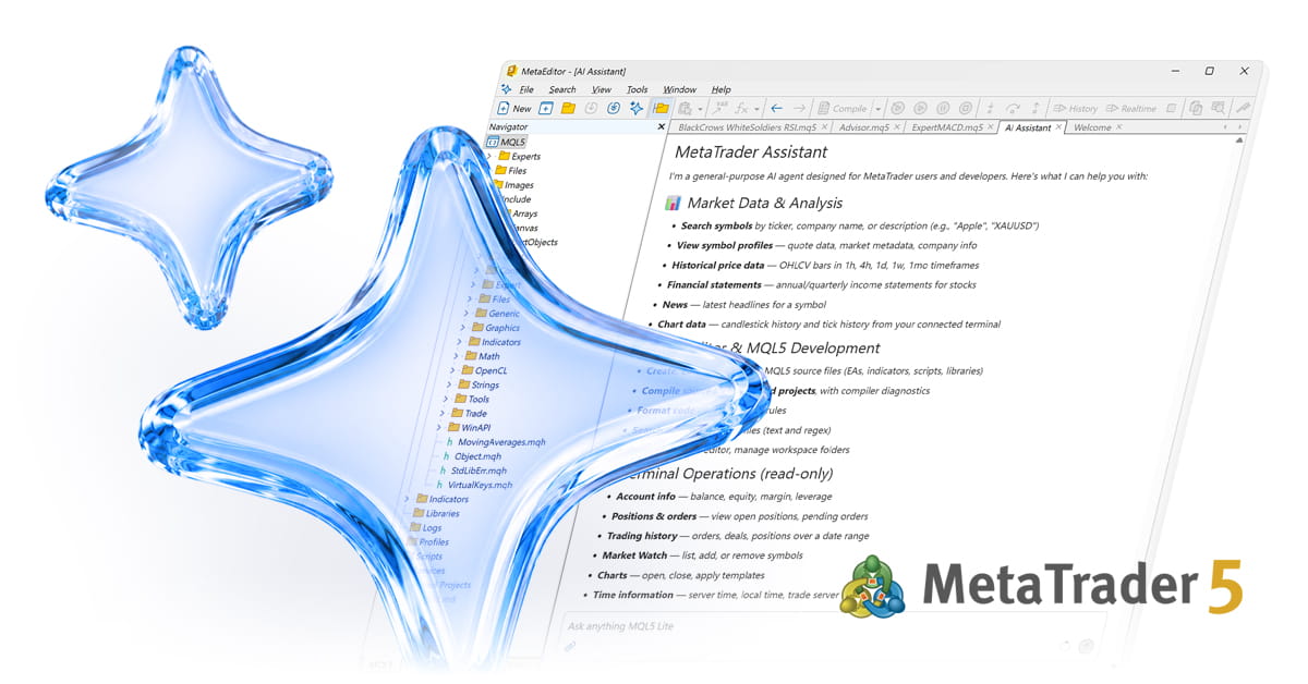 KI in MetaTrader 5: Von der Marktanalyse bis zum Testen von Handelsstrategien