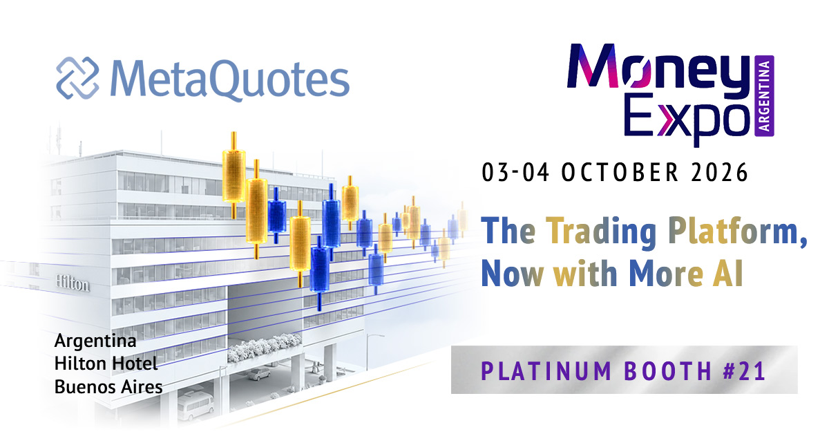 MetaQuotes presentará tecnologías de IA, automatización y liquidez en la Money Expo Argentina 2026 en Buenos Aires MetaQuotes presentará tecnologías de IA, automatización y liquidez en la Money Expo Argentina 2026 en Buenos Aires
