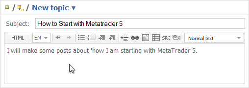 Перевод сообщения прямо в редакторе сообщений MQL5.com