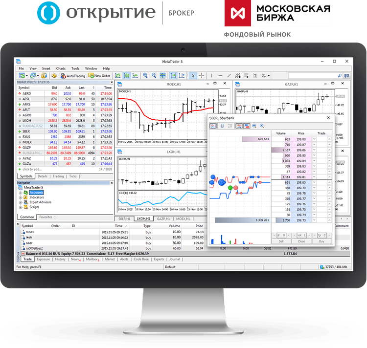 Otkritie Broker launches MetaTrader 5 on the Equity and Bond Market