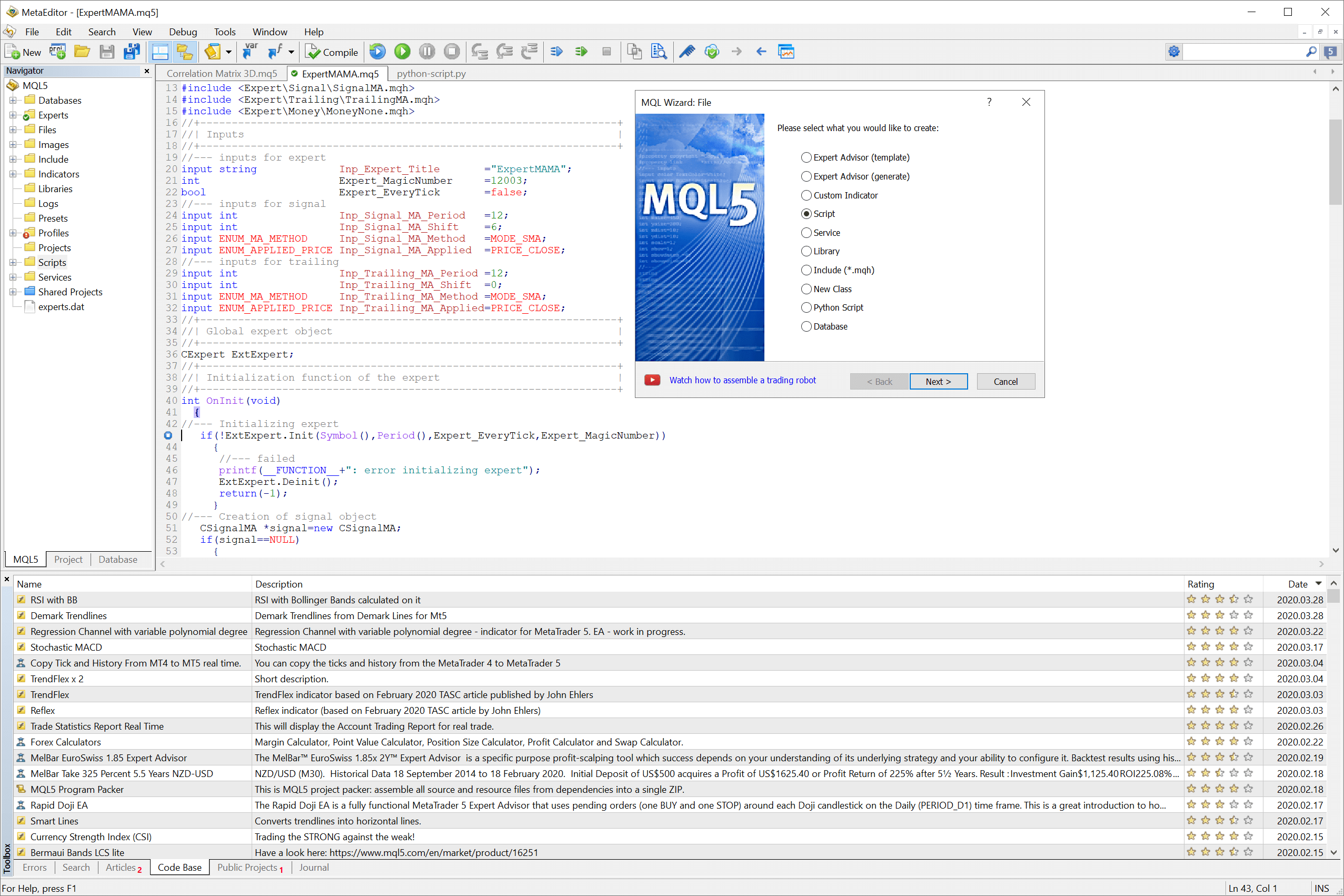 MetaTrader 5 fournit de puissantes fonctionnalités de trading algorithmique