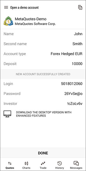 demo forex metatrader 5)