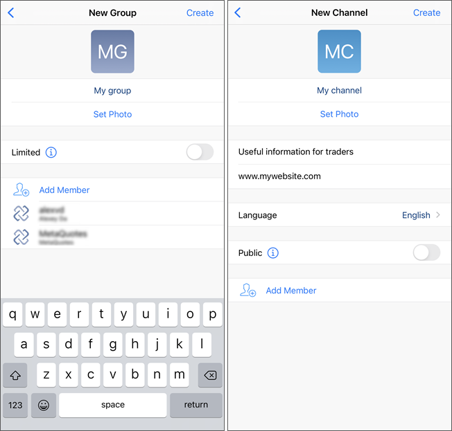 Configure settings for a group chat or channel