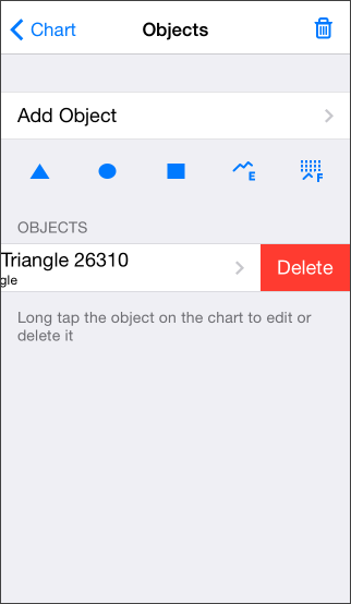Deleting a single object