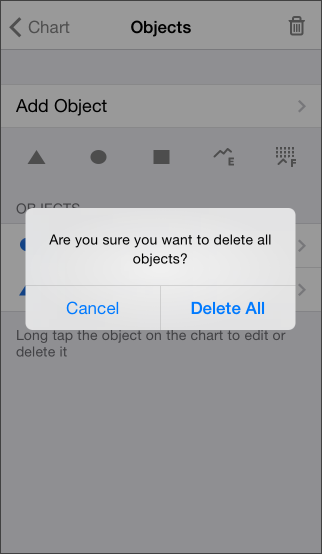 Deleting all objects