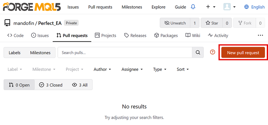 Branch comparison webpage