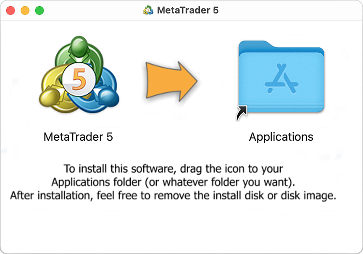 Installing the trading platform in Mac OS