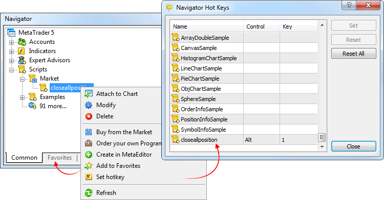 Programme zu Favoriten hinzufügen und Hotkeys verknüpfen