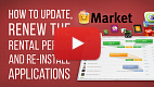 Watch video: How to update, renew the rental period and reinstall products