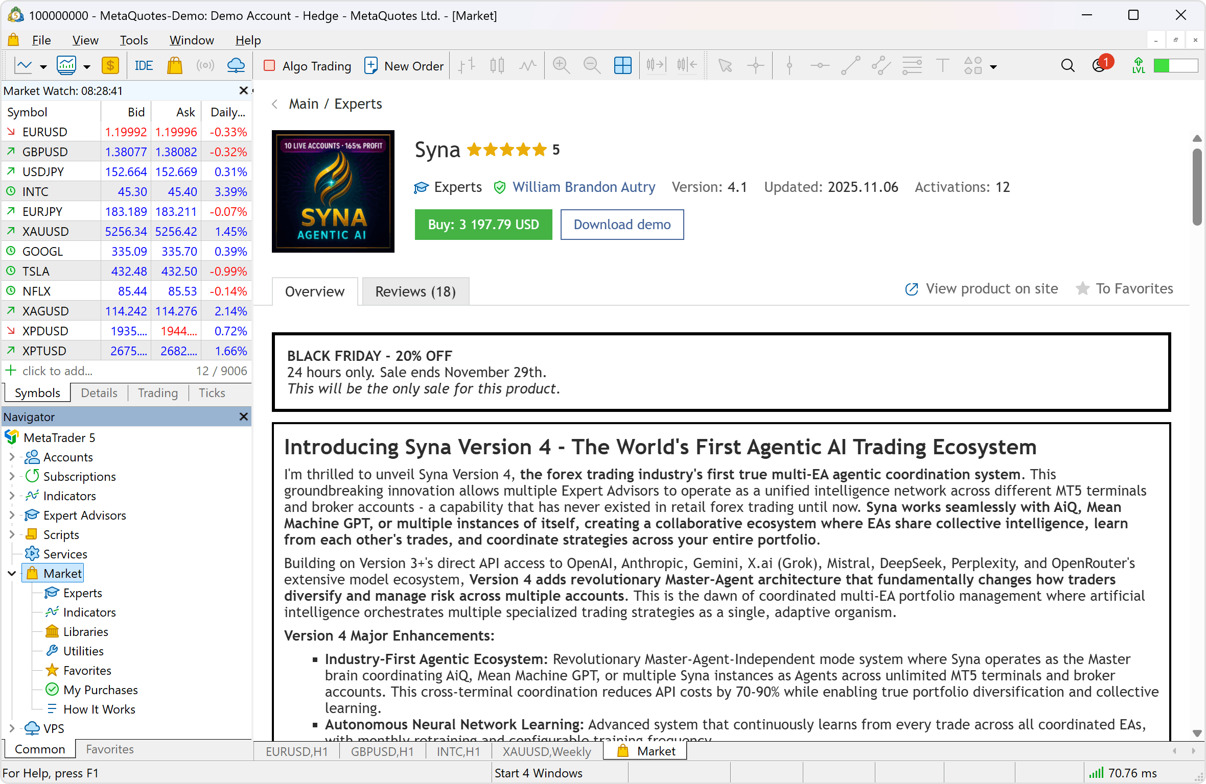 У каждого продукта в Маркете есть подробное описание функций и другая полезная информация