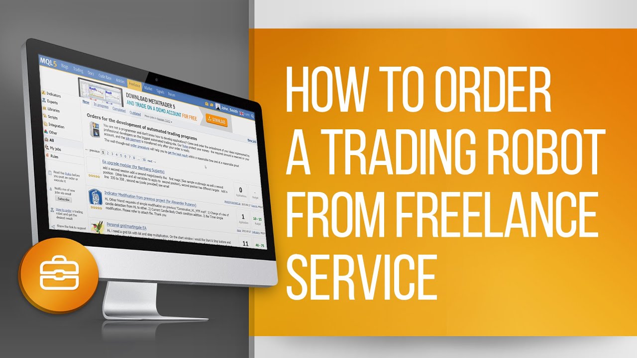 Where can you get a trading robot or an indicator?